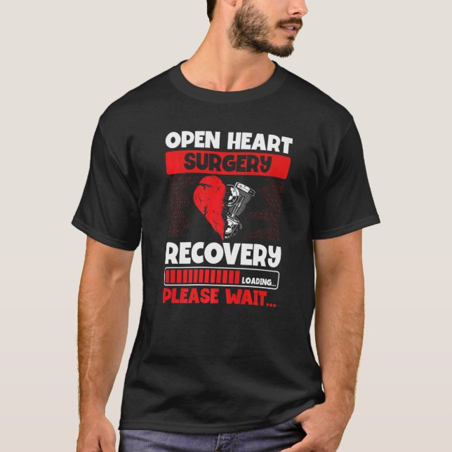 Camiseta Heart Transplant Survivor Heart Bypass Open Heart  (Frente)