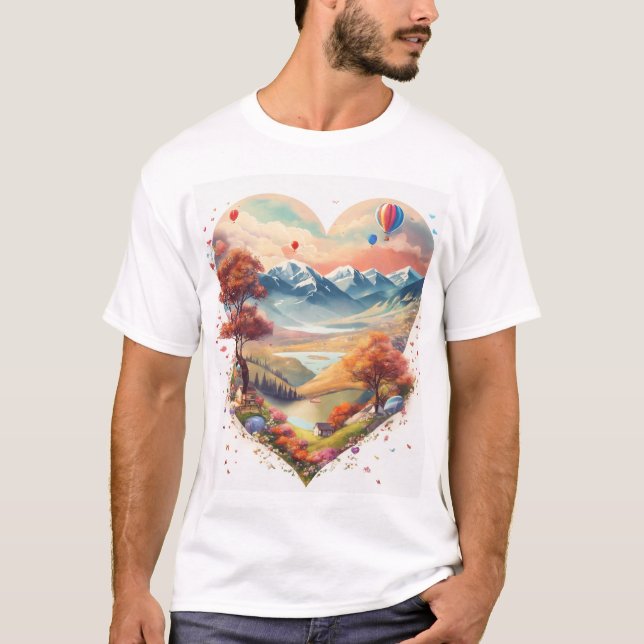 Camiseta Heart Vibes (Frente)