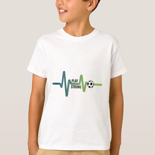 Camiseta Heartbeat Soccer Life Cool Tee  (Frente)