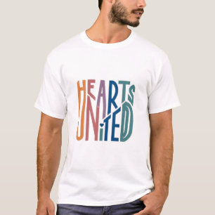Camiseta Hearts United Best seller T shirt para ele por ela