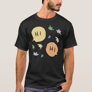Camiseta heartstopper hi with leaves Classic T-Shirt