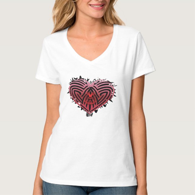 Camiseta Heartz áspero (Frente)