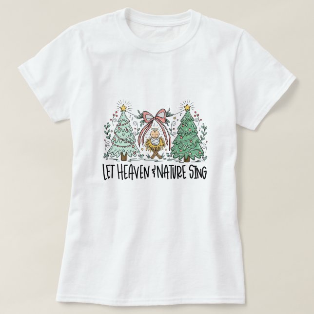 Camiseta Heaven and Nature Sing (Frente do Design)
