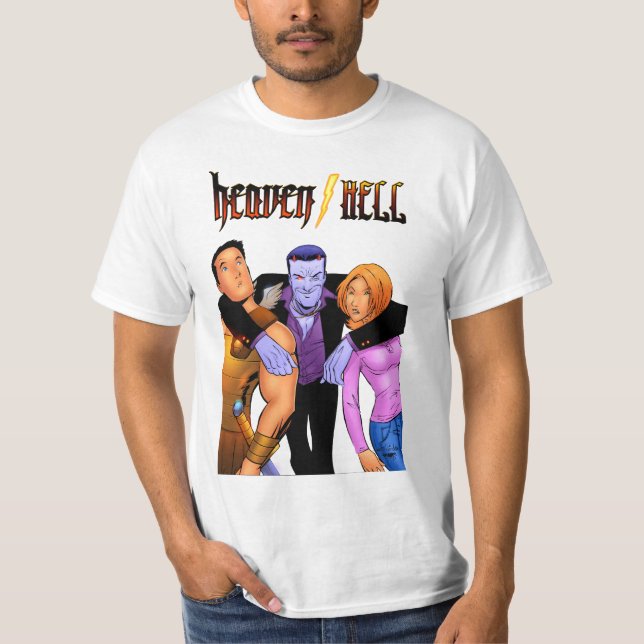 Camiseta heaven/HELL - Trio (Frente)