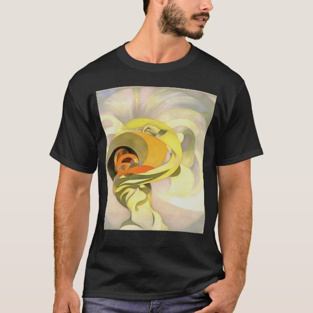 Camiseta Heavenly Floral Abstract Calla Lily Personificatio (Frente)