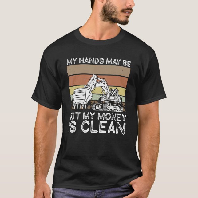 Camiseta Heavy Equipment Operator Backhoe Operator Men (Frente)