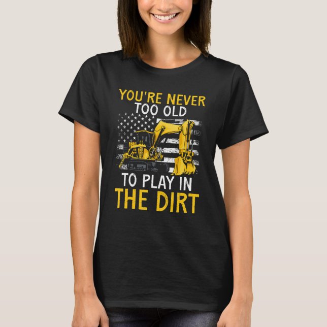 Camiseta Heavy Equipment Operator Backhoe Operator Men 7 (Frente)