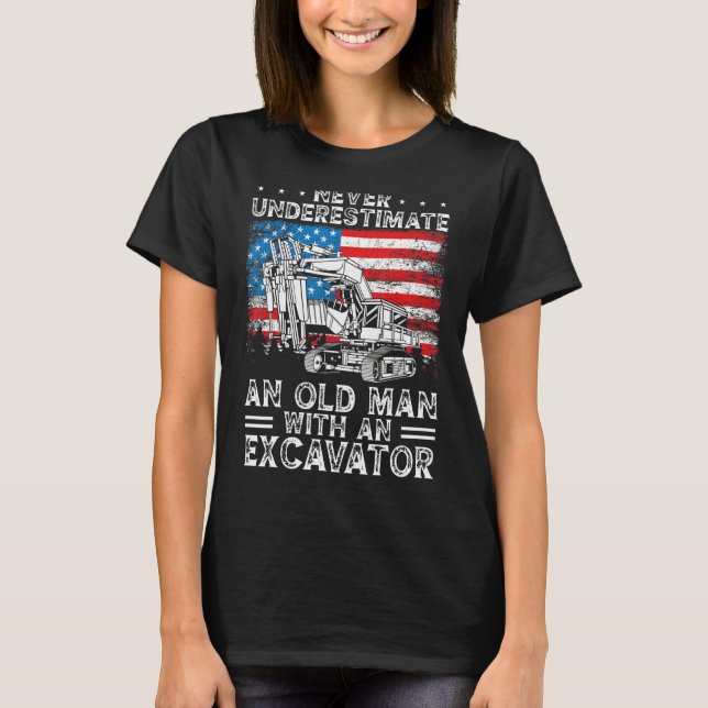 Camiseta Heavy Equipment Operator Backhoe Operator Men 8 (Frente)