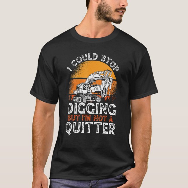 Camiseta Heavy Equipment Operator Backhoe Operator Men 9 (Frente)