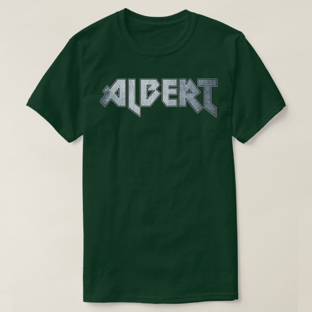Camiseta Heavy metal Albert (Frente do Design)