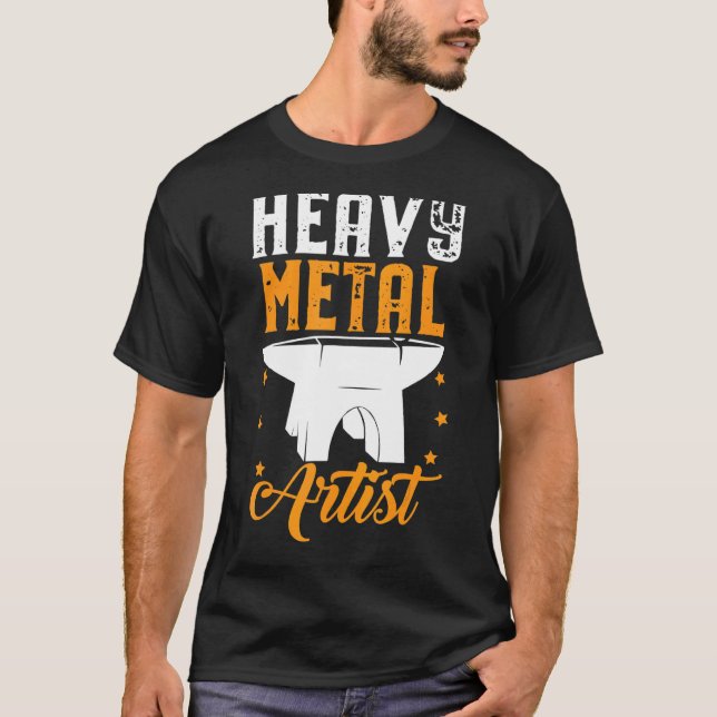 Camiseta Heavy Metal Artist For A Blacksmith (Frente)