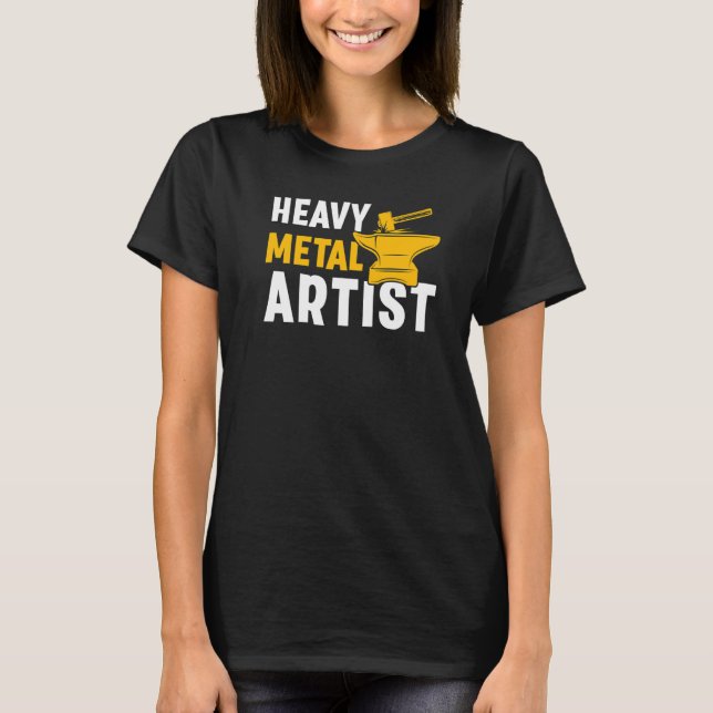 Camiseta Heavy Metal Artist For A Blacksmith  1 (Frente)