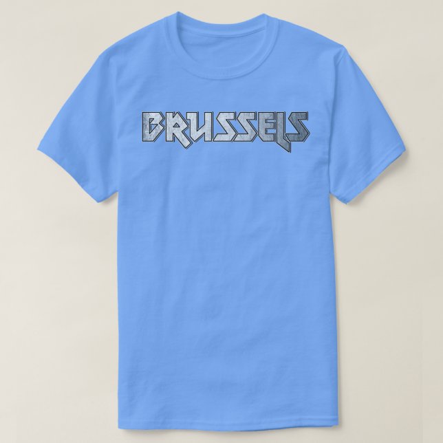 Camiseta Heavy metal Bruxelles (Frente do Design)