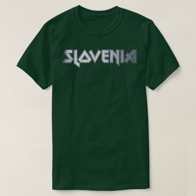 Camiseta Heavy metal Eslovênia (Frente do Design)