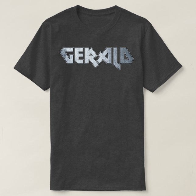Camiseta Heavy metal Gerald (Frente do Design)