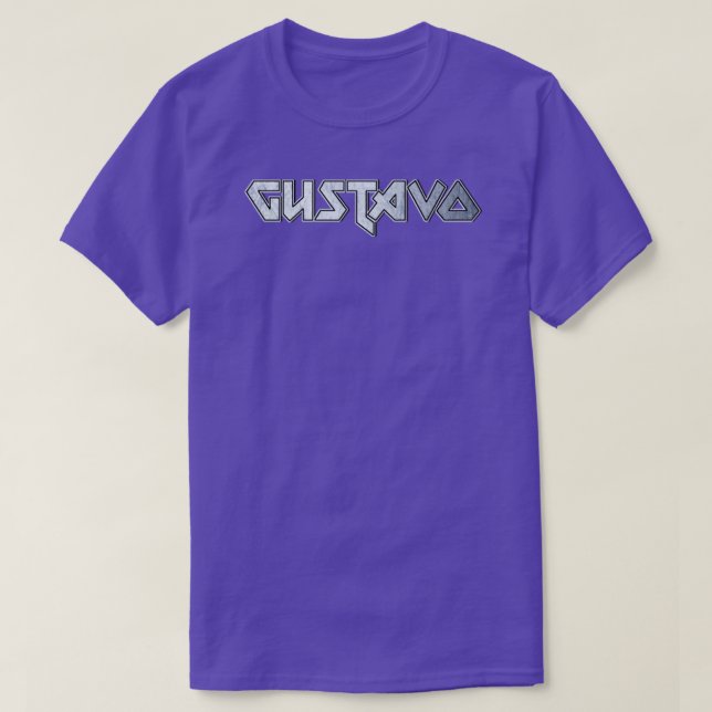 Camiseta Heavy metal Gustavo (Frente do Design)