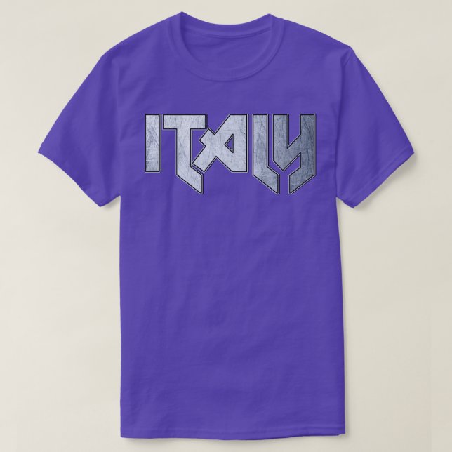 Camiseta Heavy Metal Itália (Frente do Design)