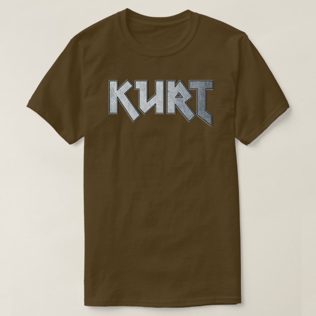 Camiseta Heavy metal Kurt (Frente do Design)