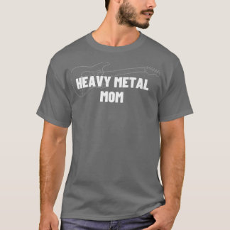 Camiseta Heavy Metal Mom Band Music Festival Concert WomenG