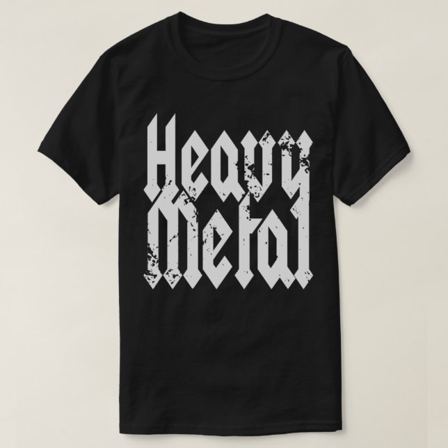 Camiseta Heavy Metal Music Dizendo Festival de Metalhead Gi (Frente do Design)