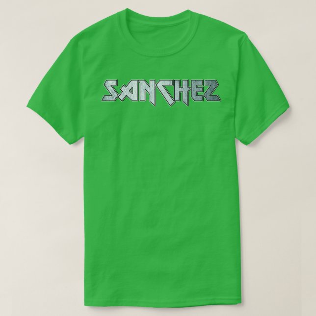 Camiseta Heavy metal Sanchez (Frente do Design)