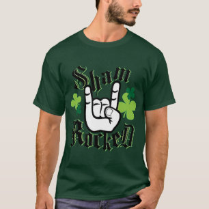 Camiseta Heavy Metal Sham balançou Dia de São Patrício i