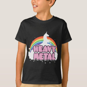 Camiseta Heavy Metal Unicorn Music Ella Lopez