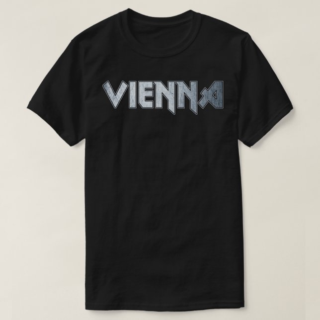 Camiseta Heavy metal Viena (Frente do Design)