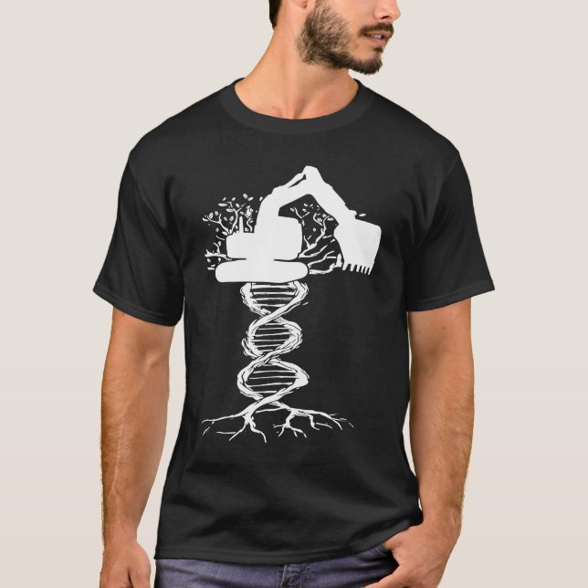 Camiseta heavy work construction equipment heavy equipment  (Frente)