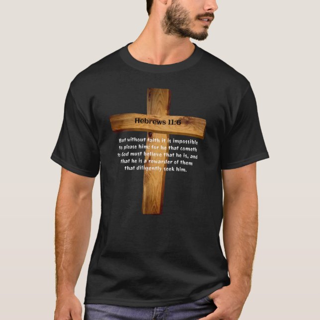 Camiseta Hebraico 116 Jesus é a escritura da Bíblia sagrada (Frente)