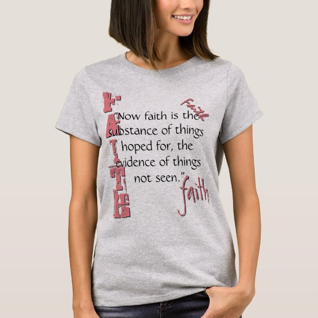 Camiseta Hebraico 11:1 Passagem (Frente)