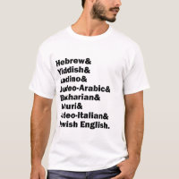 Hebraico& iídiche& ladino& inglês judaico& etc.