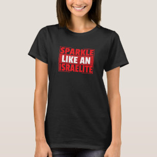 Camiseta Hebraico israelita brilha como um israelita 2