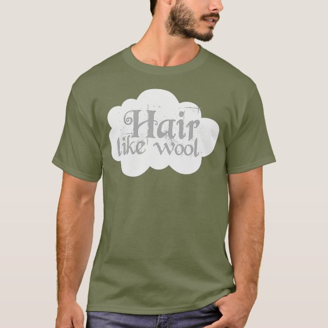 Camiseta Hebraico Israelita Cabelo De Vestuário Como Wool J (Frente)