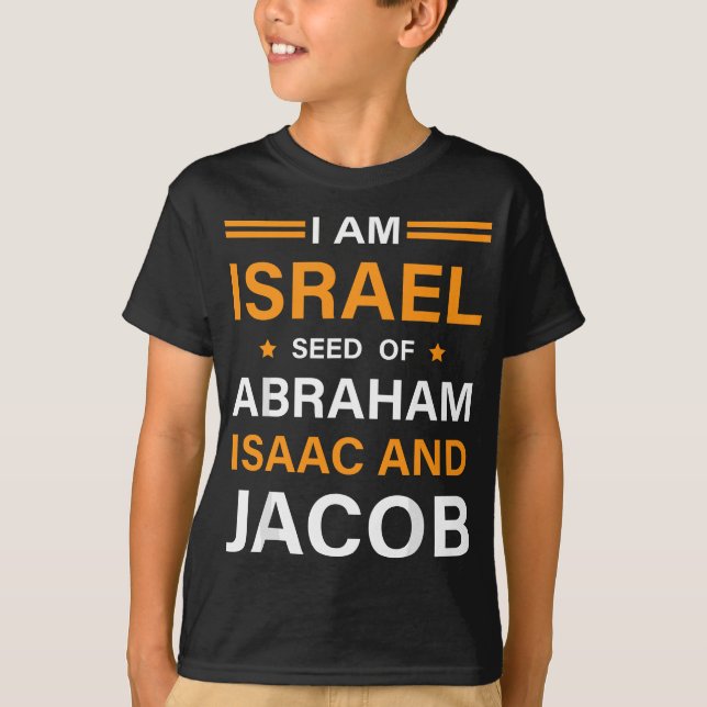 Camiseta Hebraico Israelita - FEITO EM JERUSALÉM VENDIDO NA (Frente)