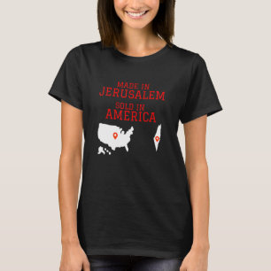 Camiseta Hebreu Israelita Feito Em Jerusalém Vendido Na Amé