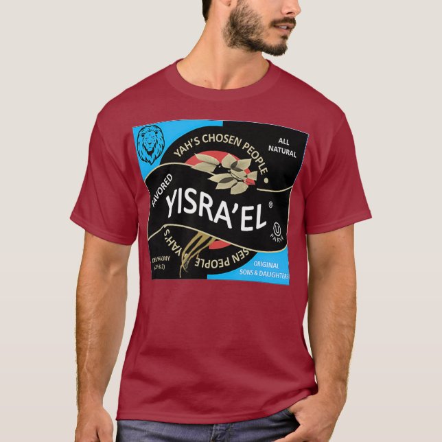 Camiseta Hebrew Israelite  Yisrael Culture Funny Label (Frente)
