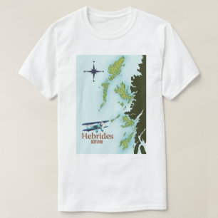 Camiseta Hebrides Scotland viagem.