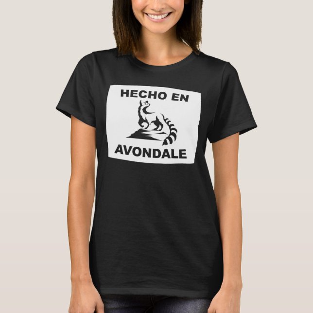 Camiseta Hecho en Avondale Arizona Ringtail State Animal (Frente)