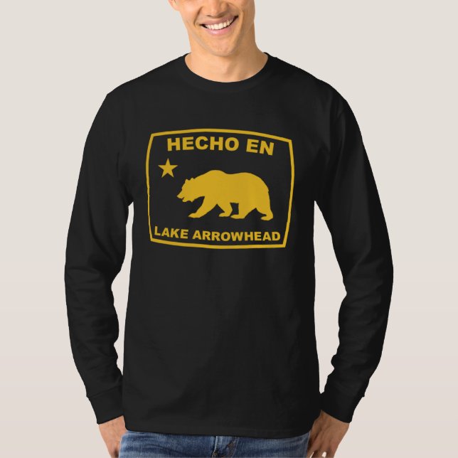 Camiseta Hecho en Lake Arrowhead California Republic Pacifi (Frente)