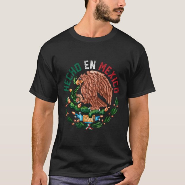 Camiseta Hecho En México Águia Mexicana1 (Frente)