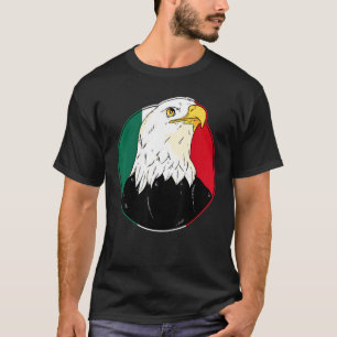 Camiseta Hecho En México Sinalizador Vermelho Verde E Branc