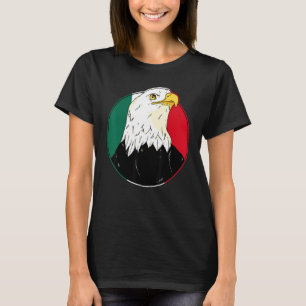 Camiseta Hecho En México Sinalizador Vermelho Verde E Branc