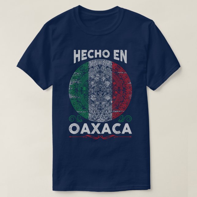 Camiseta Hecho en Oaaca Meico Orud (Frente do Design)