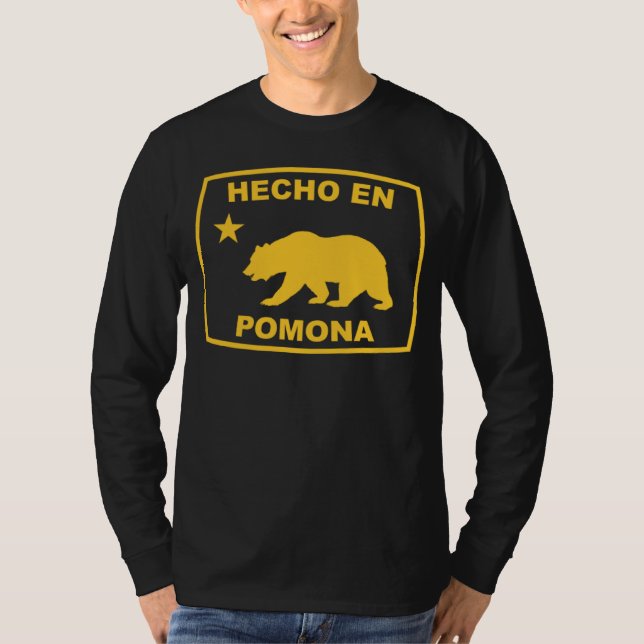 Camiseta Hecho en Pomona California Republic Pacific Coast (Frente)