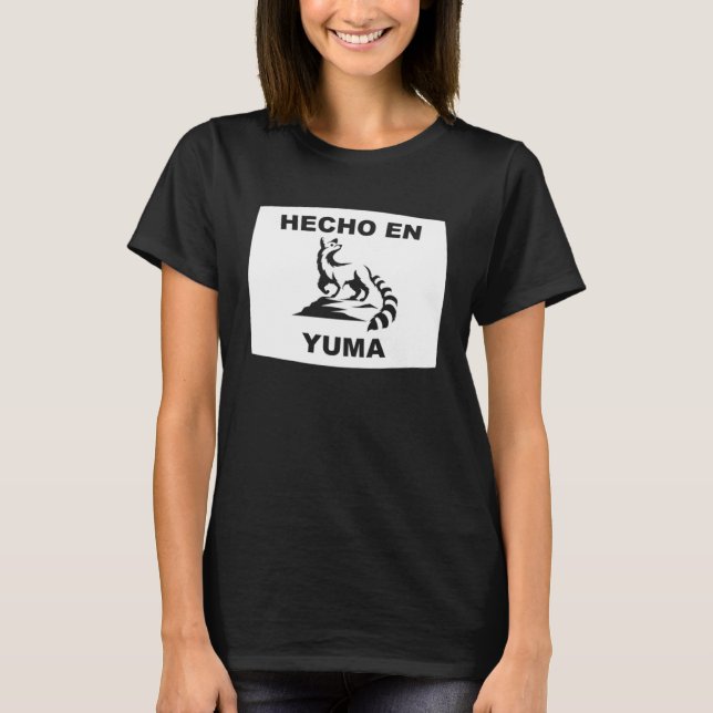 Camiseta Hecho en Yuma Arizona Ringtail State Animal (Frente)