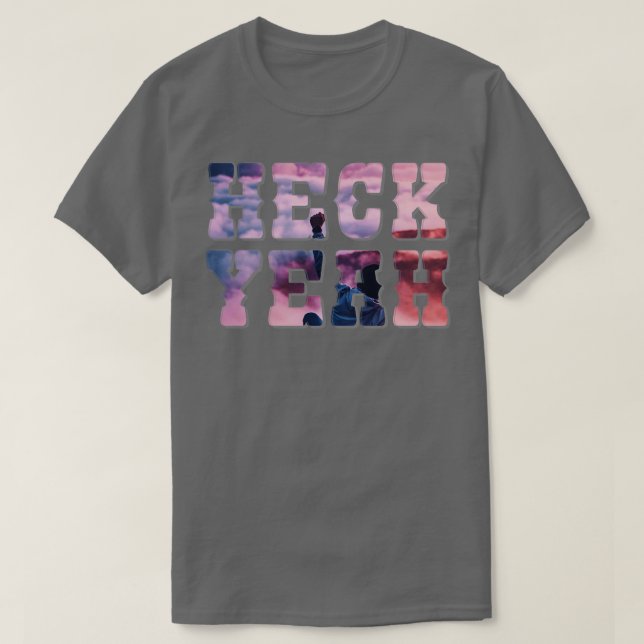CAMISETA HECK YEAH (Frente do Design)