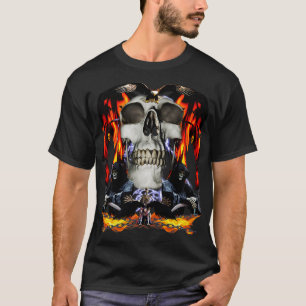 Camiseta Hecka Sick 90s HELL Skeleton Tee Muito Legal e Sic