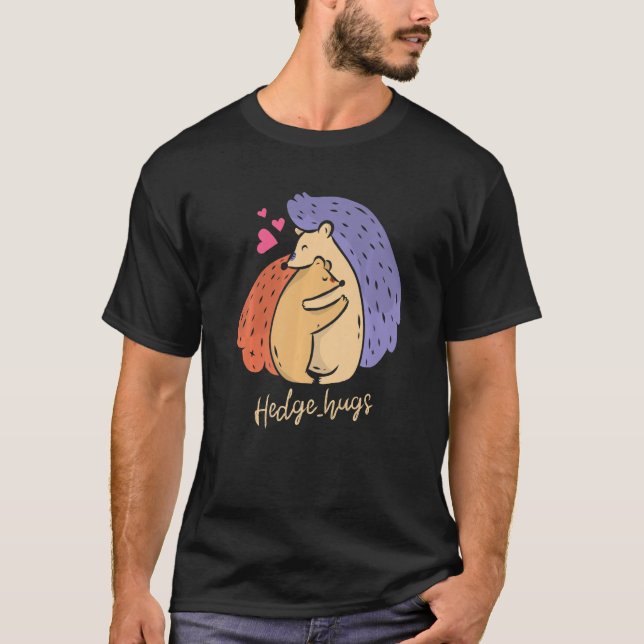 Camiseta Hedge Hugs Hedgehog Whisperer Prickly Animal Prem (Frente)