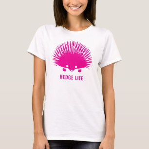 Camiseta Hedge Life Hedgehog Mãe Cor e Texto Personalizados